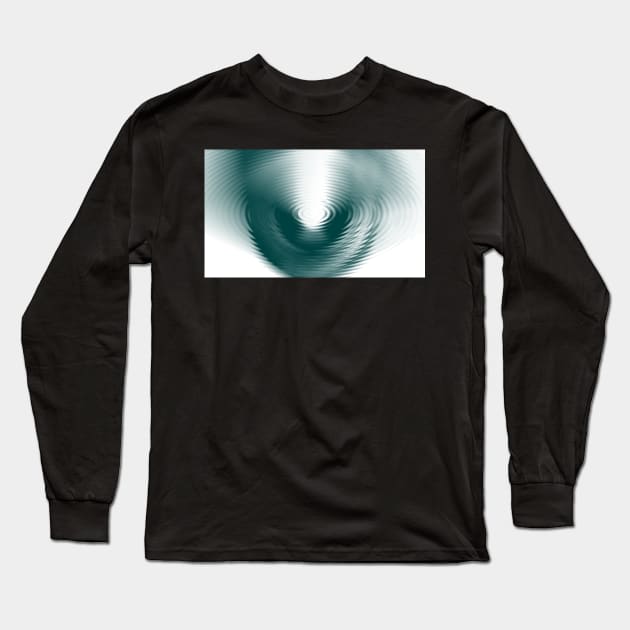 Blue Water Circles. Deep Relaxation Long Sleeve T-Shirt by SpieklyArt